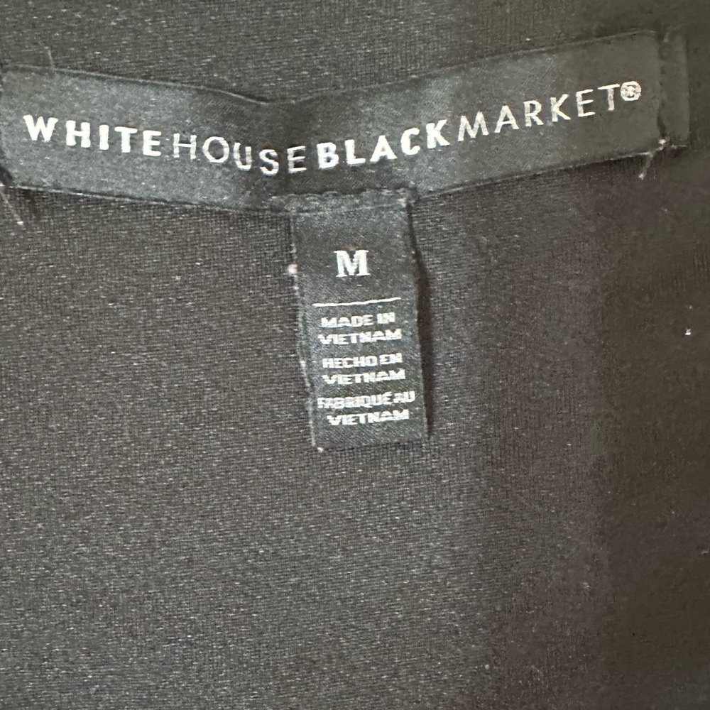 White House Black Market Surplice Top Size Medium - Picture 7 of 8
